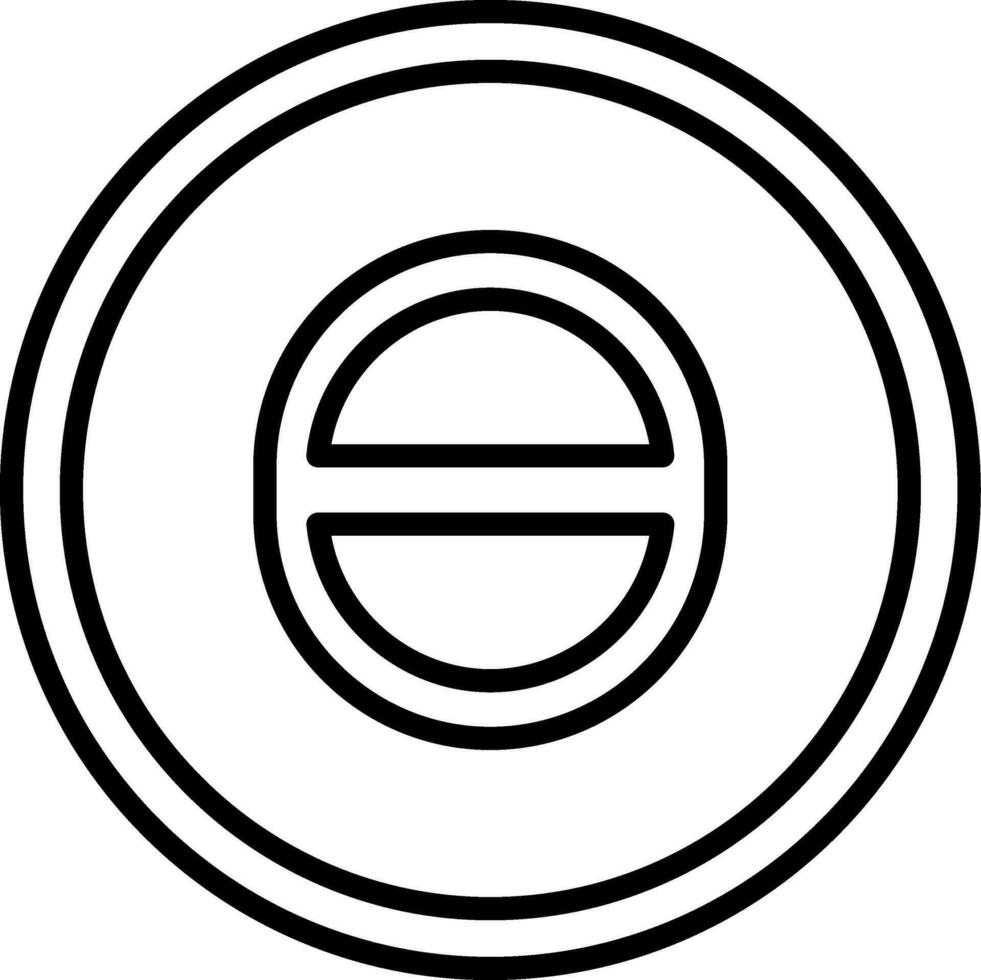 Theta Vector Design Element Icon