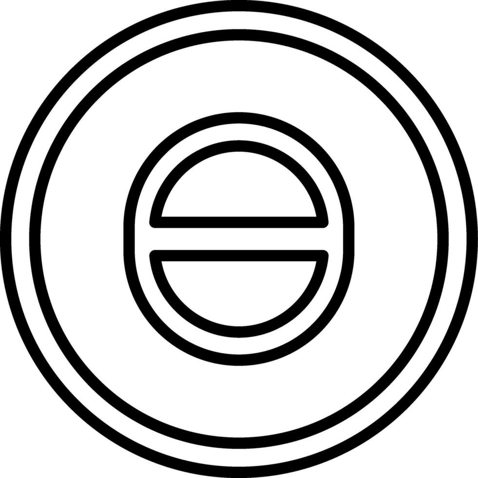 Theta Vector Design Element Icon