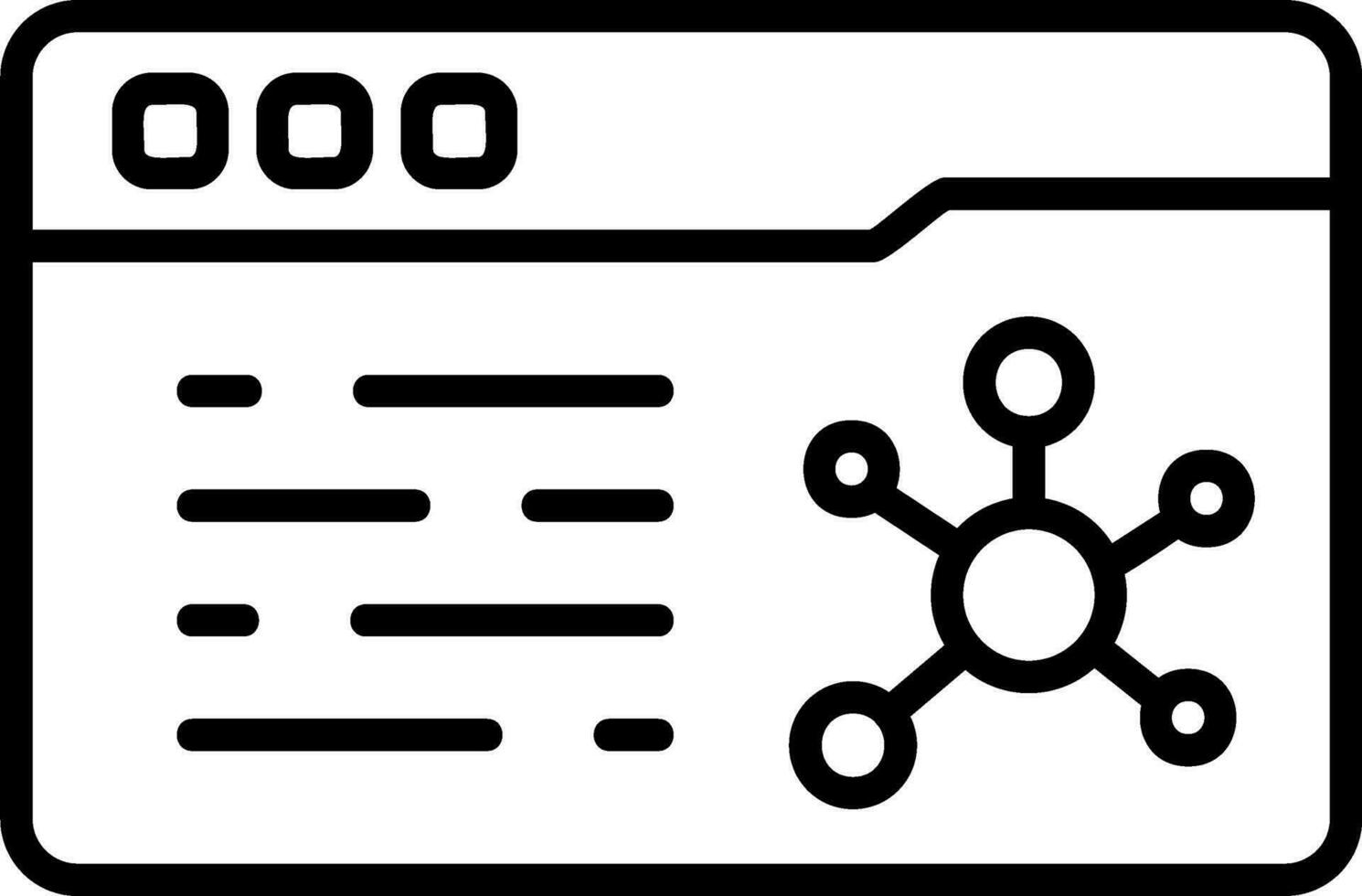 datos análisis vector diseño elemento icono