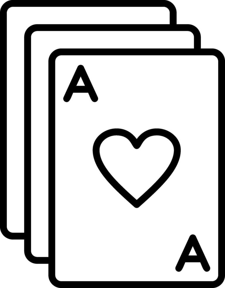 Poker Cards Vector Design Element Icon