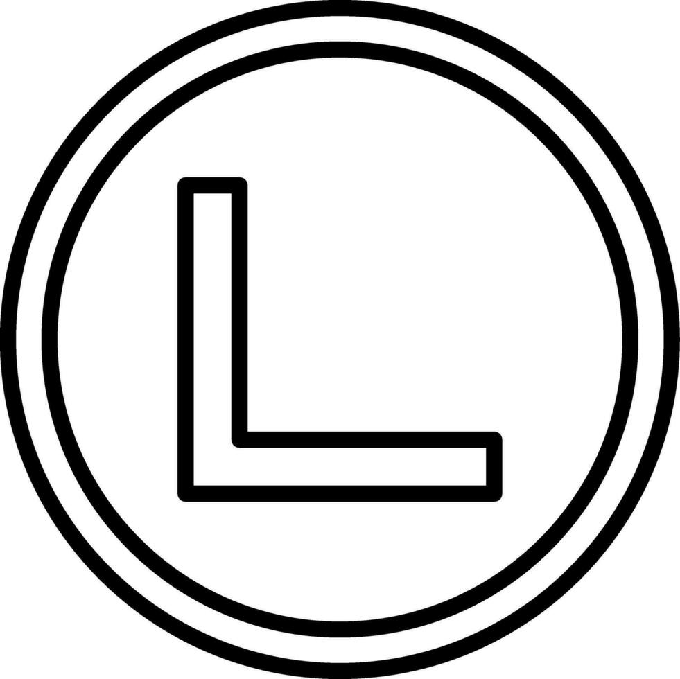 Right Angle Vector Design Element Icon