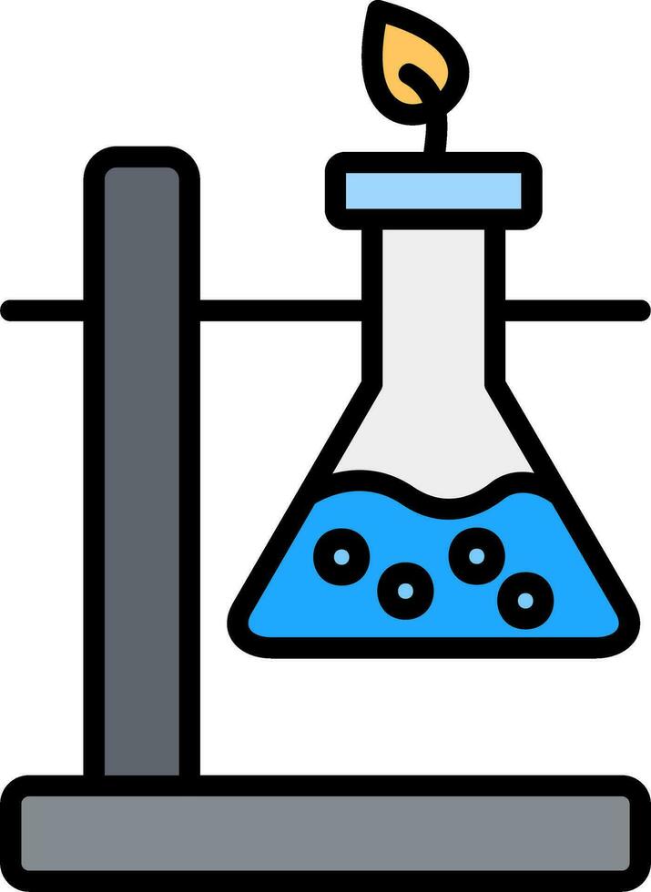 Chemical Reaction Vector Design Element Icon