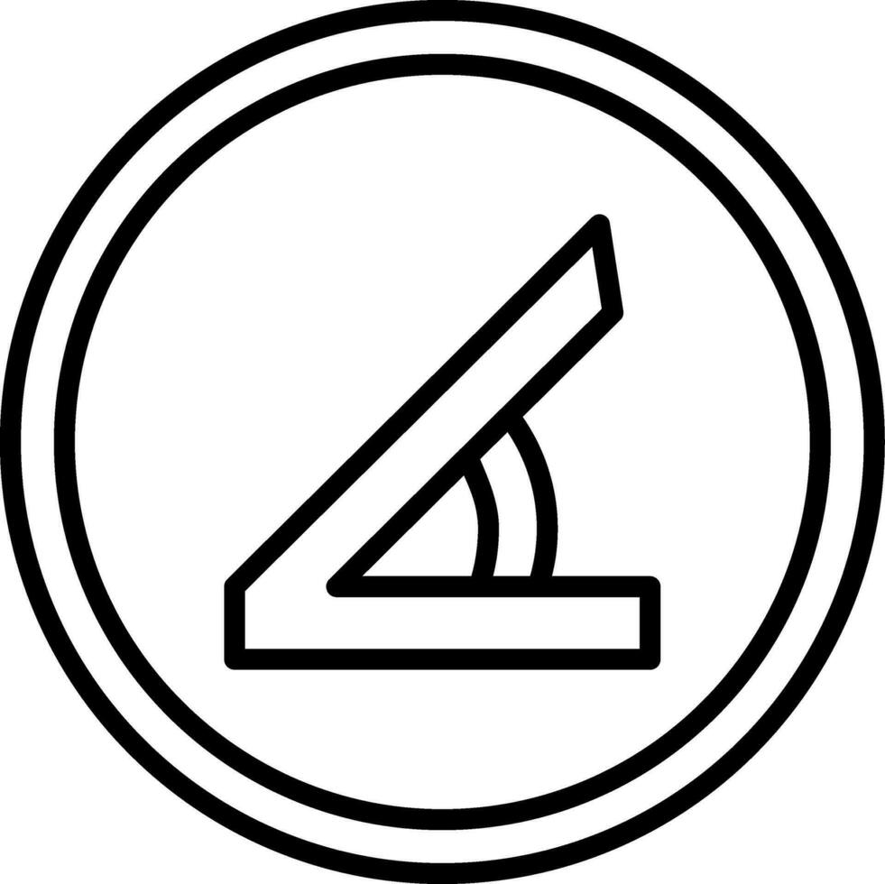 Acute Angle Vector Design Element Icon