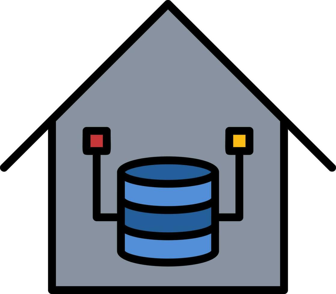 Data Warehouse Vector Design Element Icon