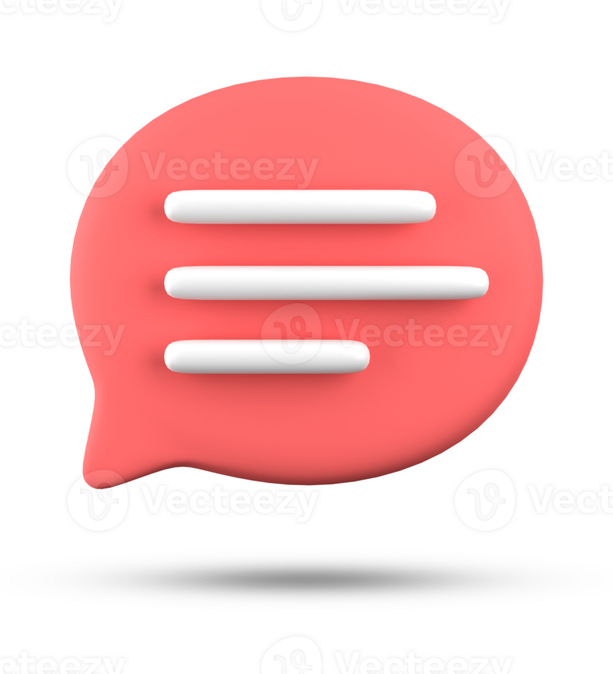 3d rendering of speech bubble icons, 3D pastel chat icon set. Set of 3d speak bubble. Chatting box, message box. Chat icon set. Balloon 3d style png