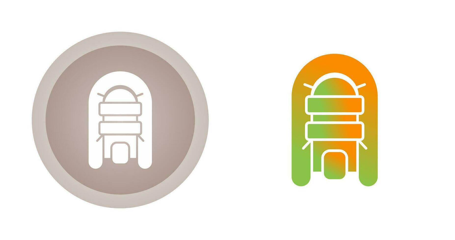 Inflatable Boat Vector Icon