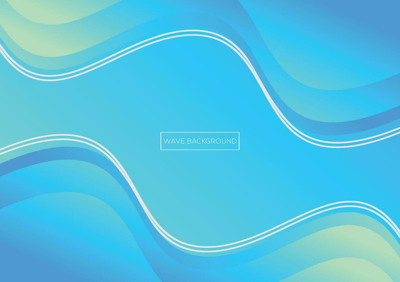 ola degradado azul moderno antecedentes diseño vector