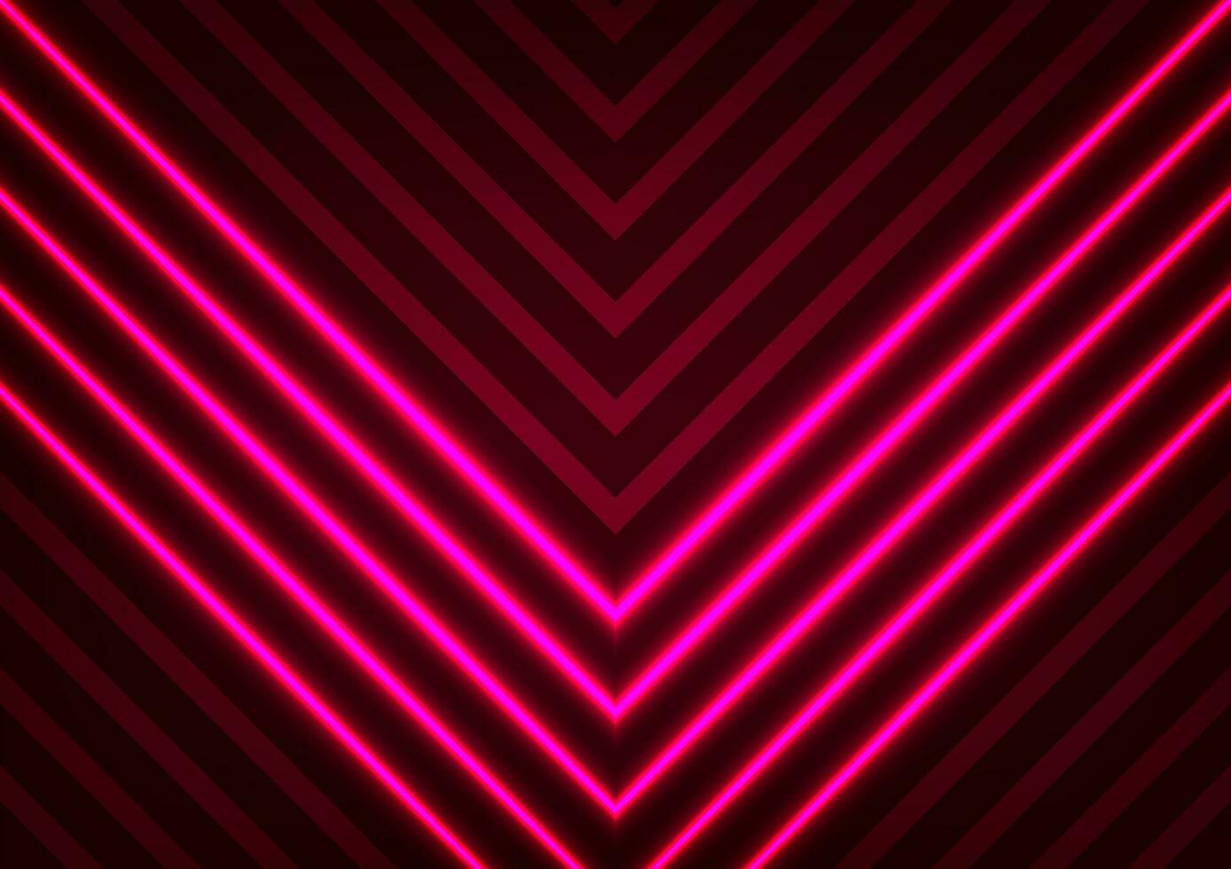 resumen triángulo neón ligero línea geométrico rosado decoración oscuro antecedentes vector