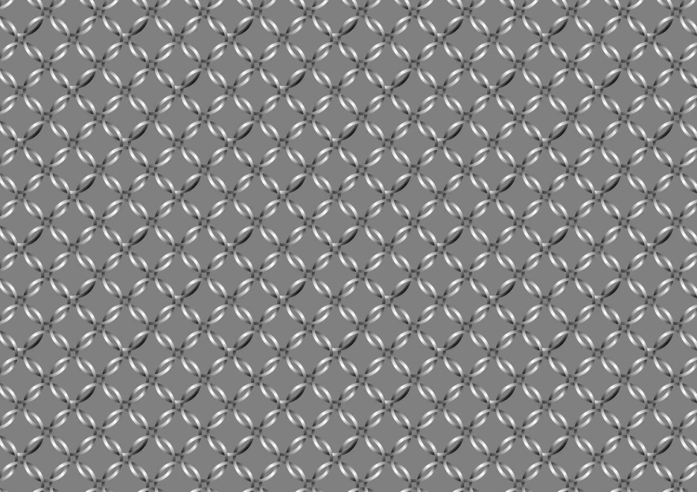 Chain grey metal silver net industry wallpaper circle pattern background vector