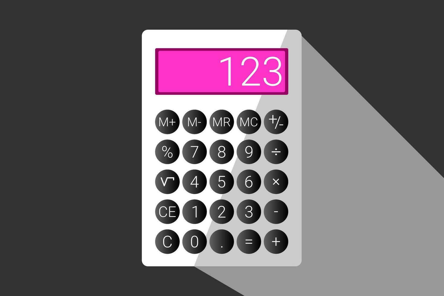 scientific calculator, calculator online, google calculator, percentage calculator vector