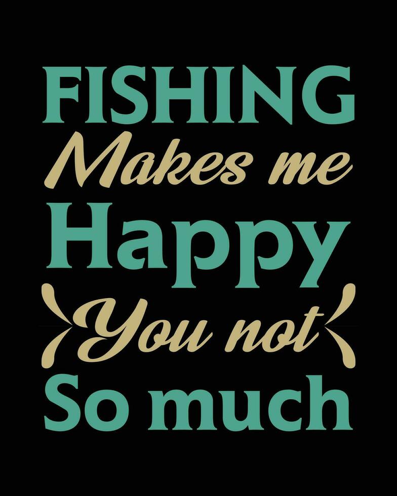 Fishing T-shirt Design vector