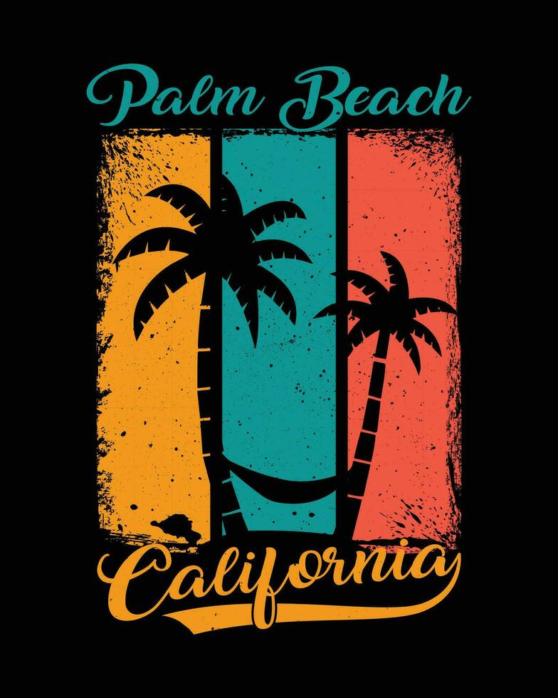Summer T-shirt Design, Summer Tee vector
