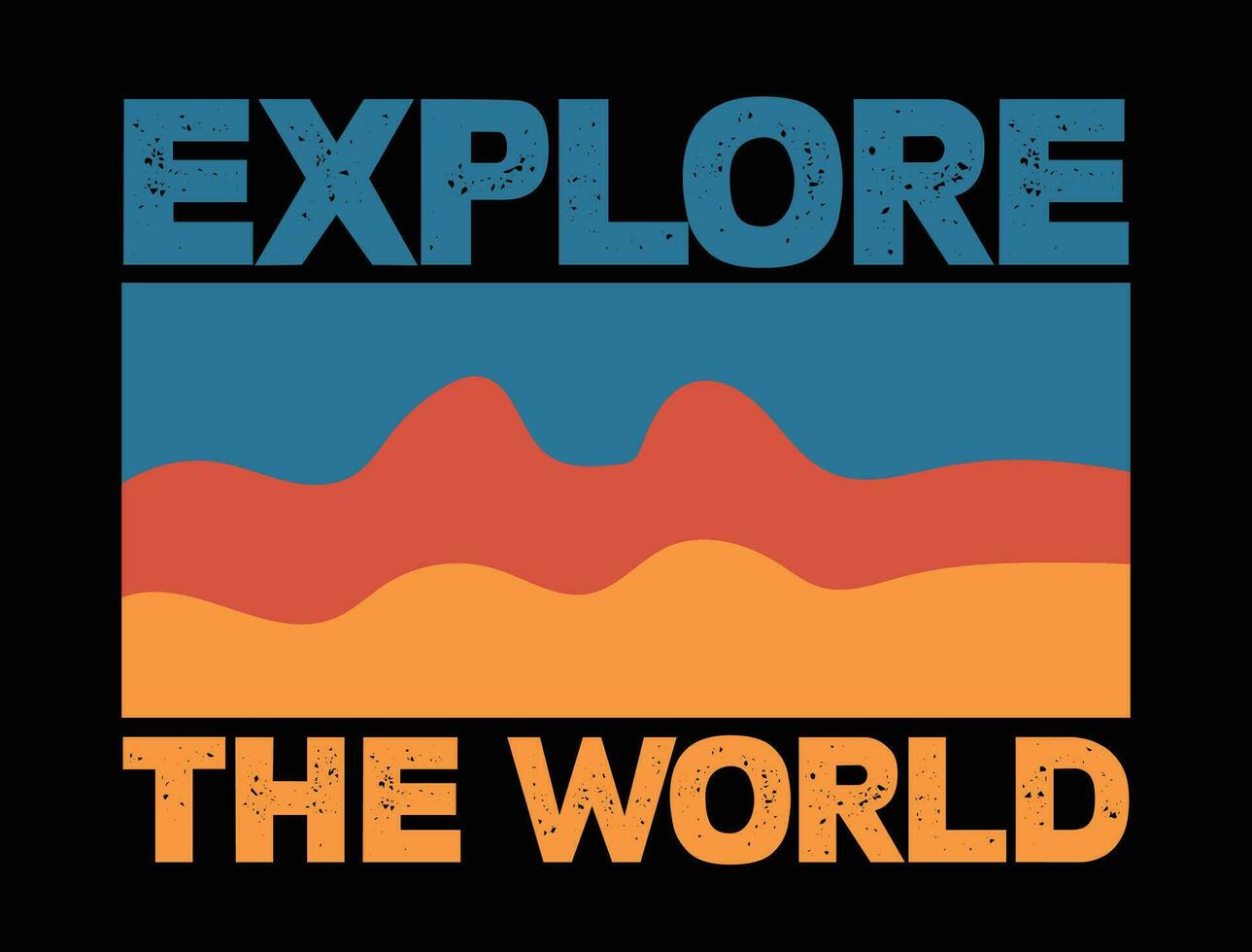 Hiking outdoor T-shirt Design, Hiking tee vector art