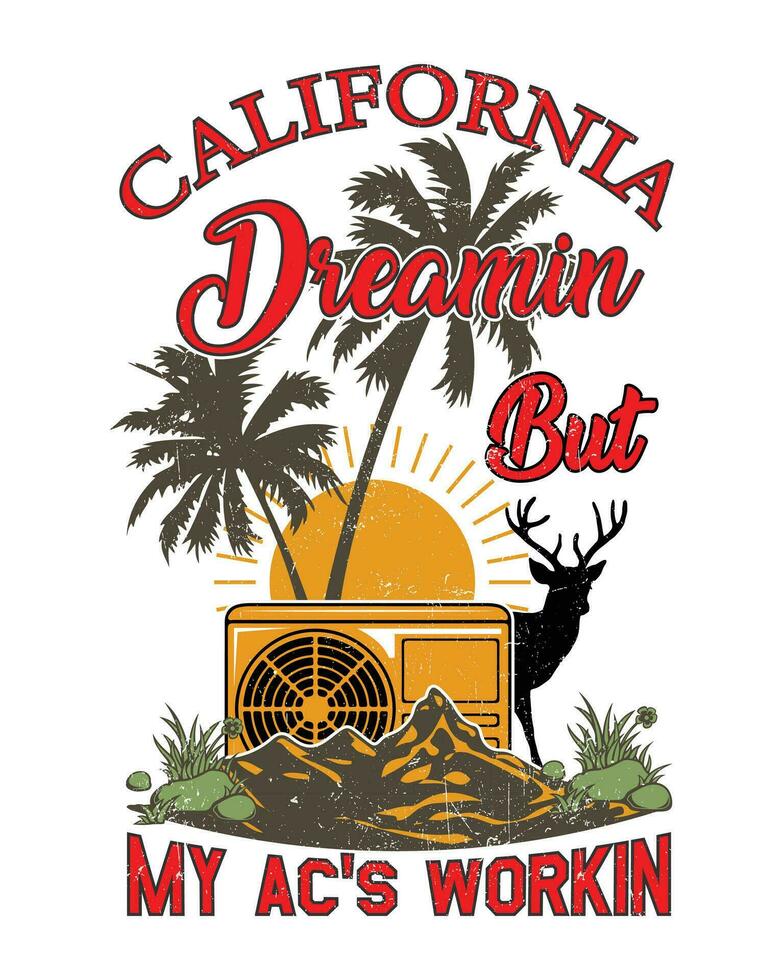 Summer T-shirt Design, Summer Tee vector