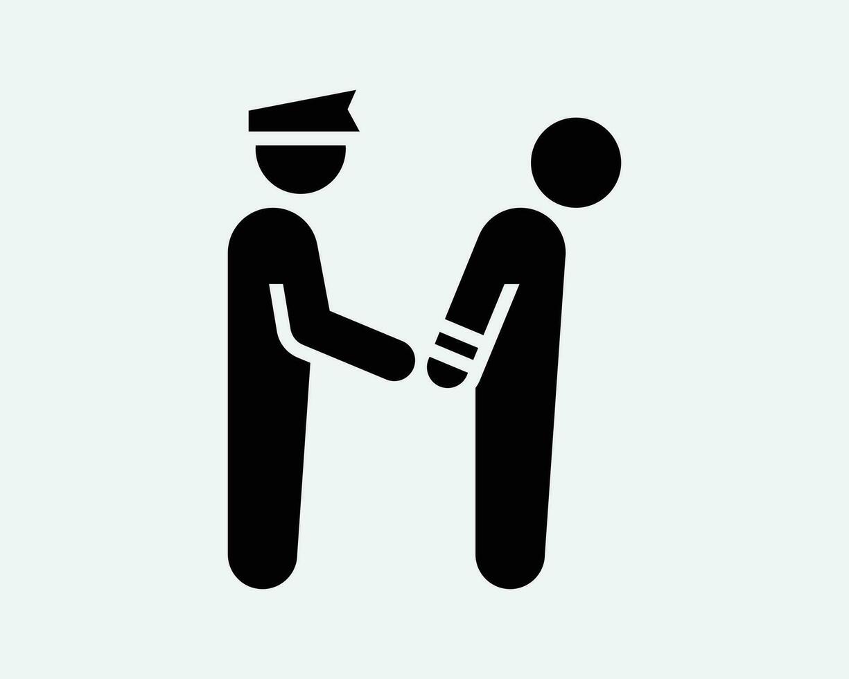 Arrest Icon Convict Prisoner Arrested Crime Criminal Handcuff Thief Police Jail Security Black White Outline Shape Vector Clipart Graphic Sign Symbol