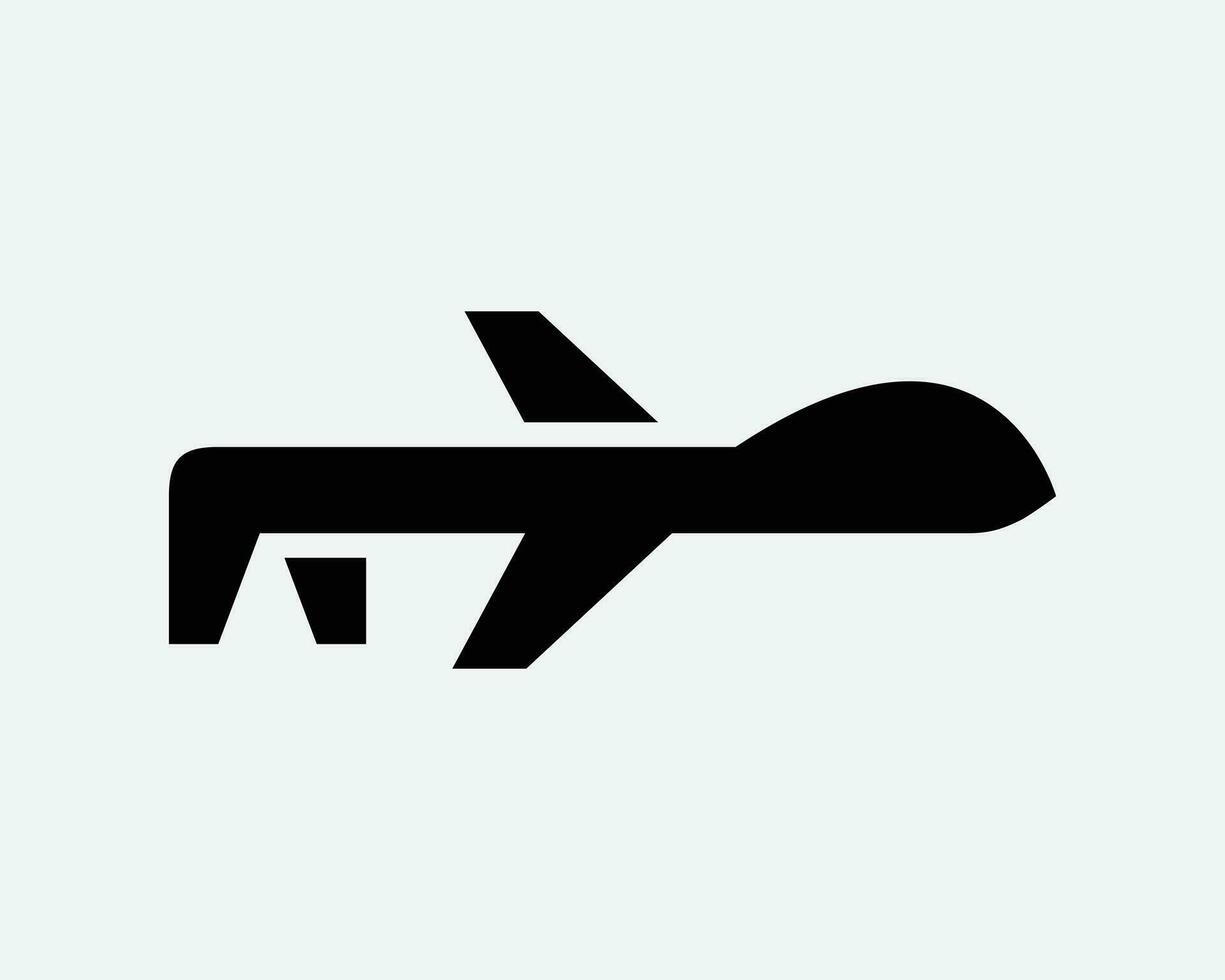 Military Drone Icon vector