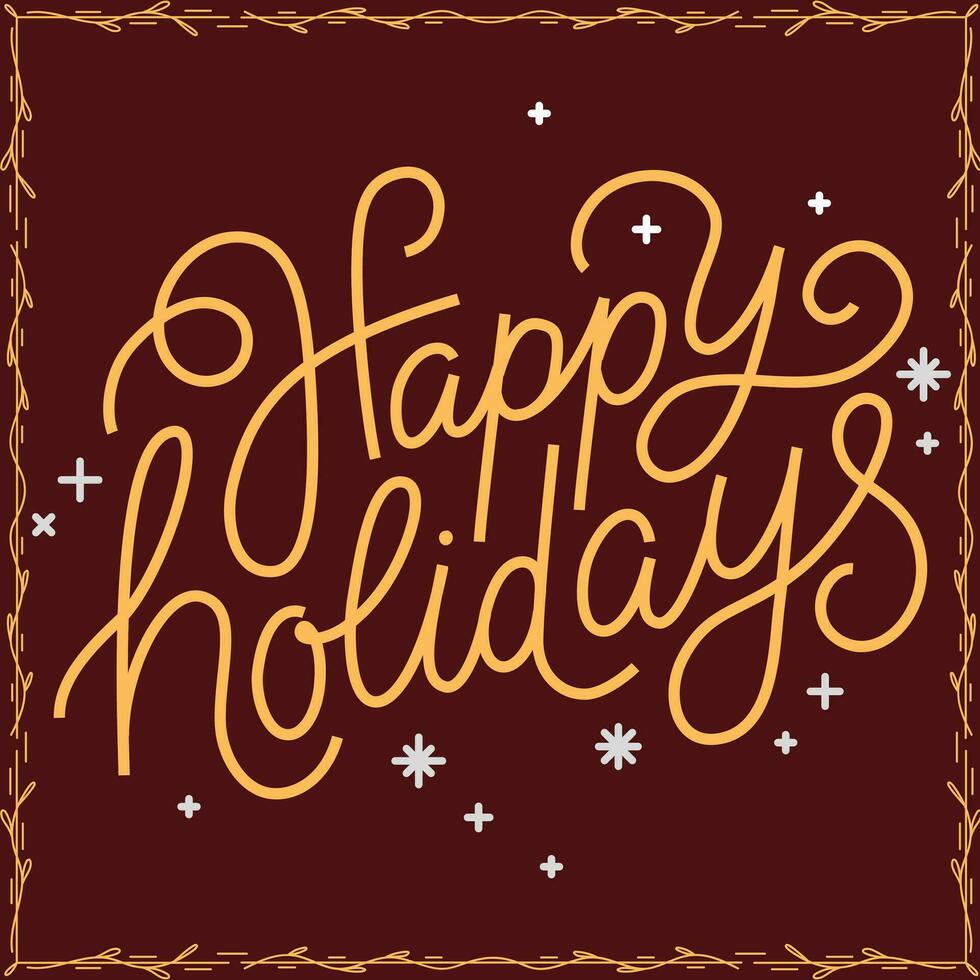Happy Holiday illustration vector
