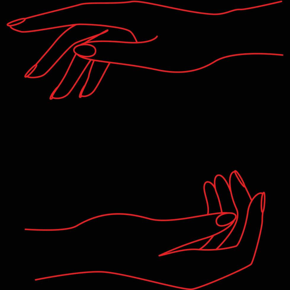 Hands vector design