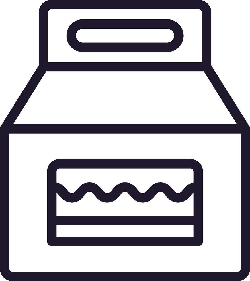 Cake concept. Modern outline high quality illustration for banners, flyers and web sites. Editable stroke in trendy flat style. Line icon of cake vector