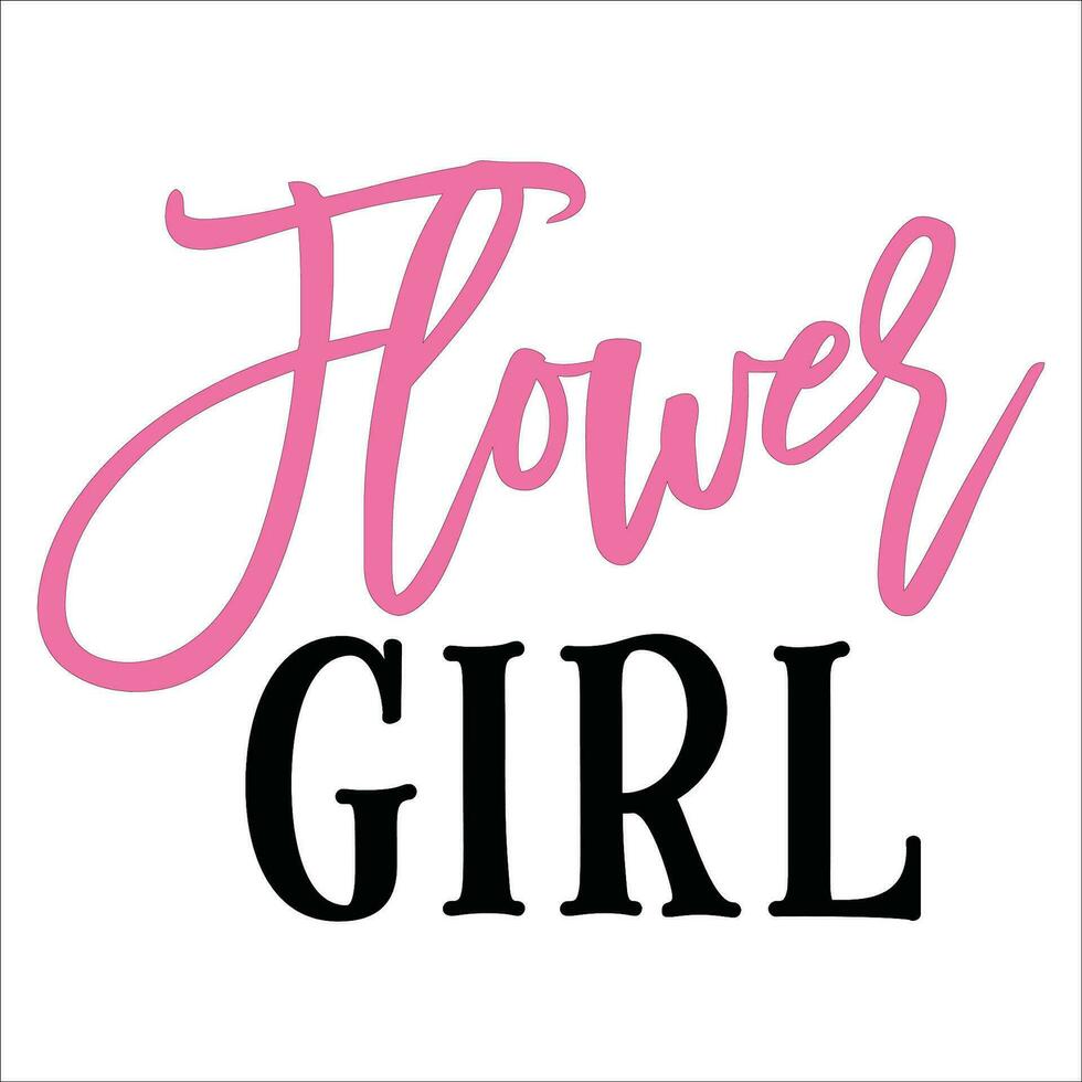 Stylish , fashionable  and awesome bridal party  typography art and illustrator vector
