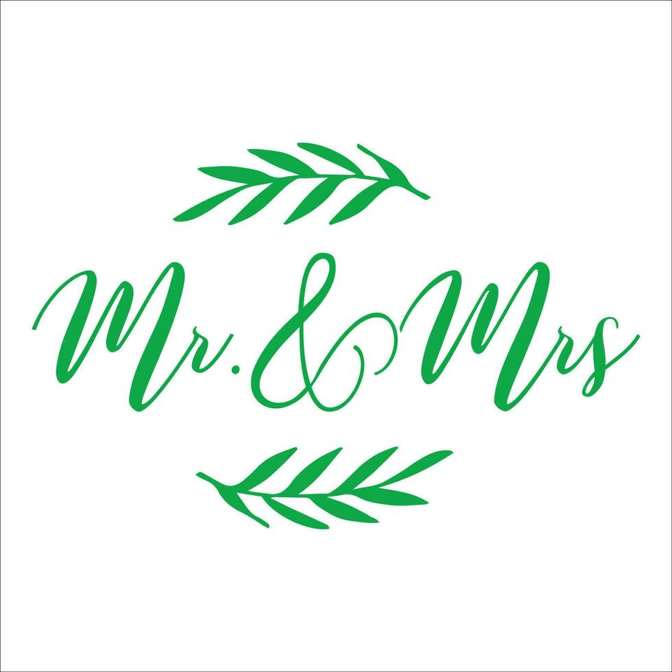 Stylish , fashionable  and awesome bridal party  typography art and illustrator vector