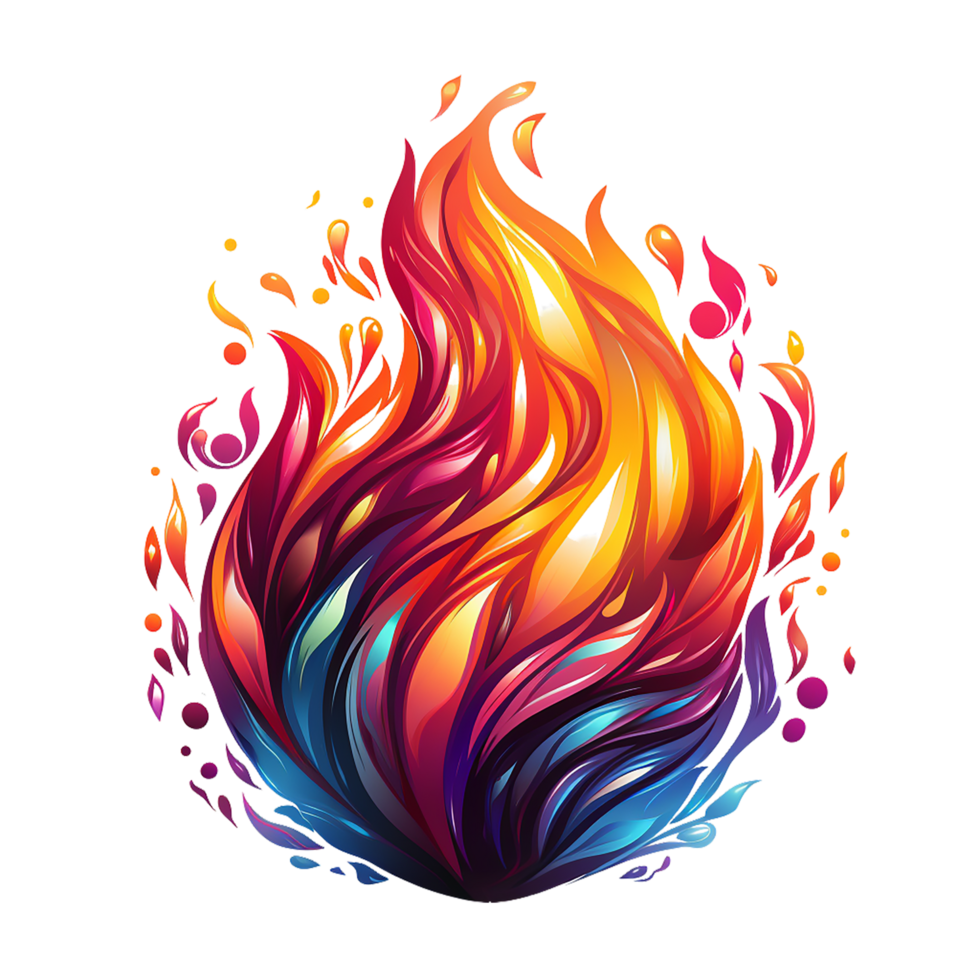 Fire, Fire Logo, Fire Png, Fire Icon, Fire Sign, Fire Symbol, Transparent Background, AI Generative png