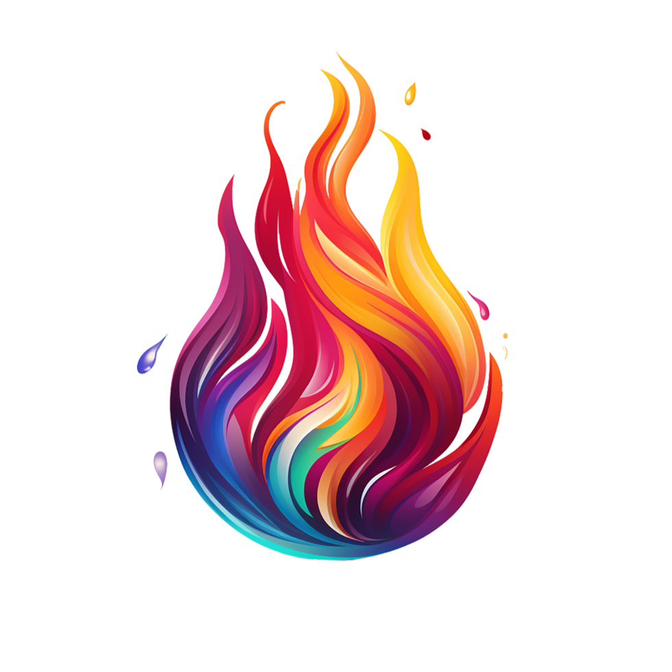 Fire, Fire Logo, Fire Png, Fire Icon, Fire Sign, Fire Symbol, Transparent Background, AI Generative png