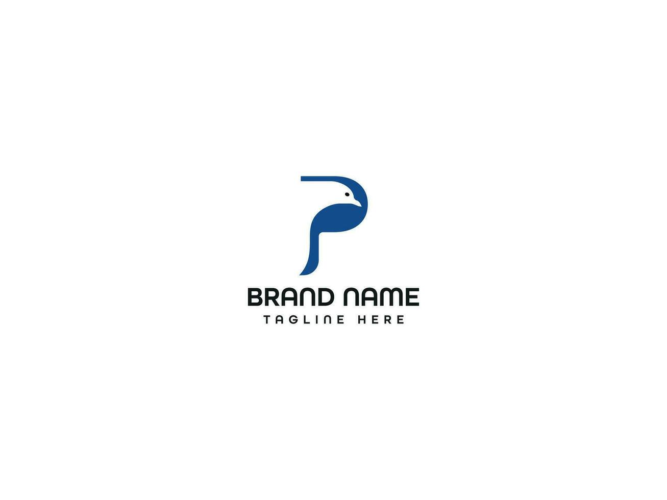 Bird letter logo design vector