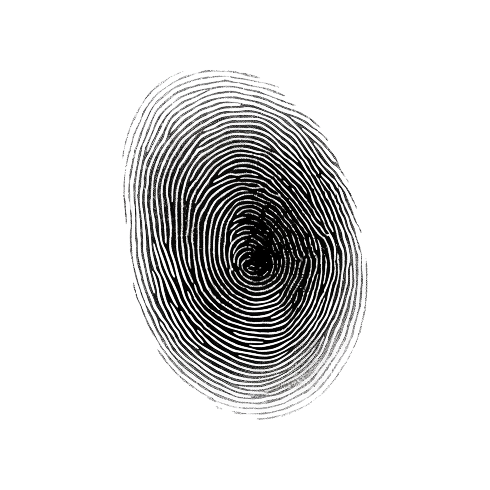 Fingerprint, Fingerprint Png, Fingerprint Sign, Fingerprint Icon Png, Transparent Background, AI Generative png