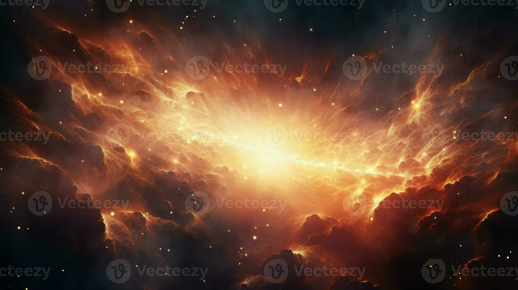 light cosmic particle explosion ai generated photo