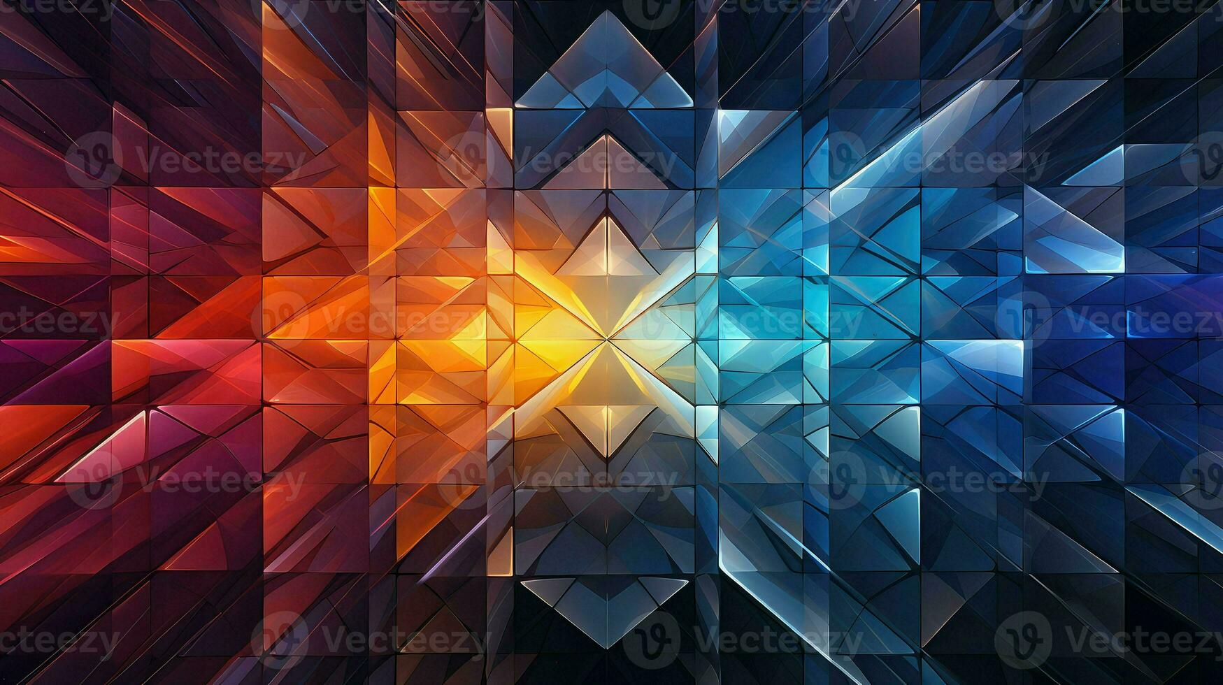 abstract dimensional geometry exploration ai generated photo