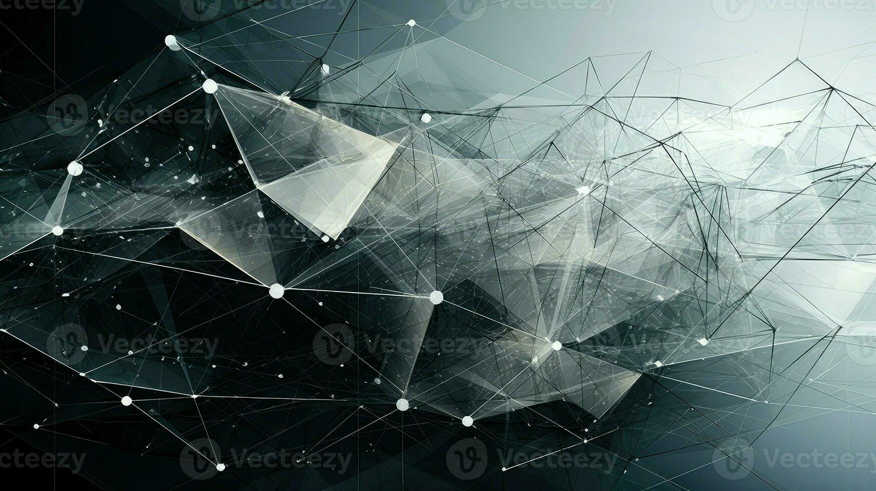 line wireframe intersections abstract ai generated photo