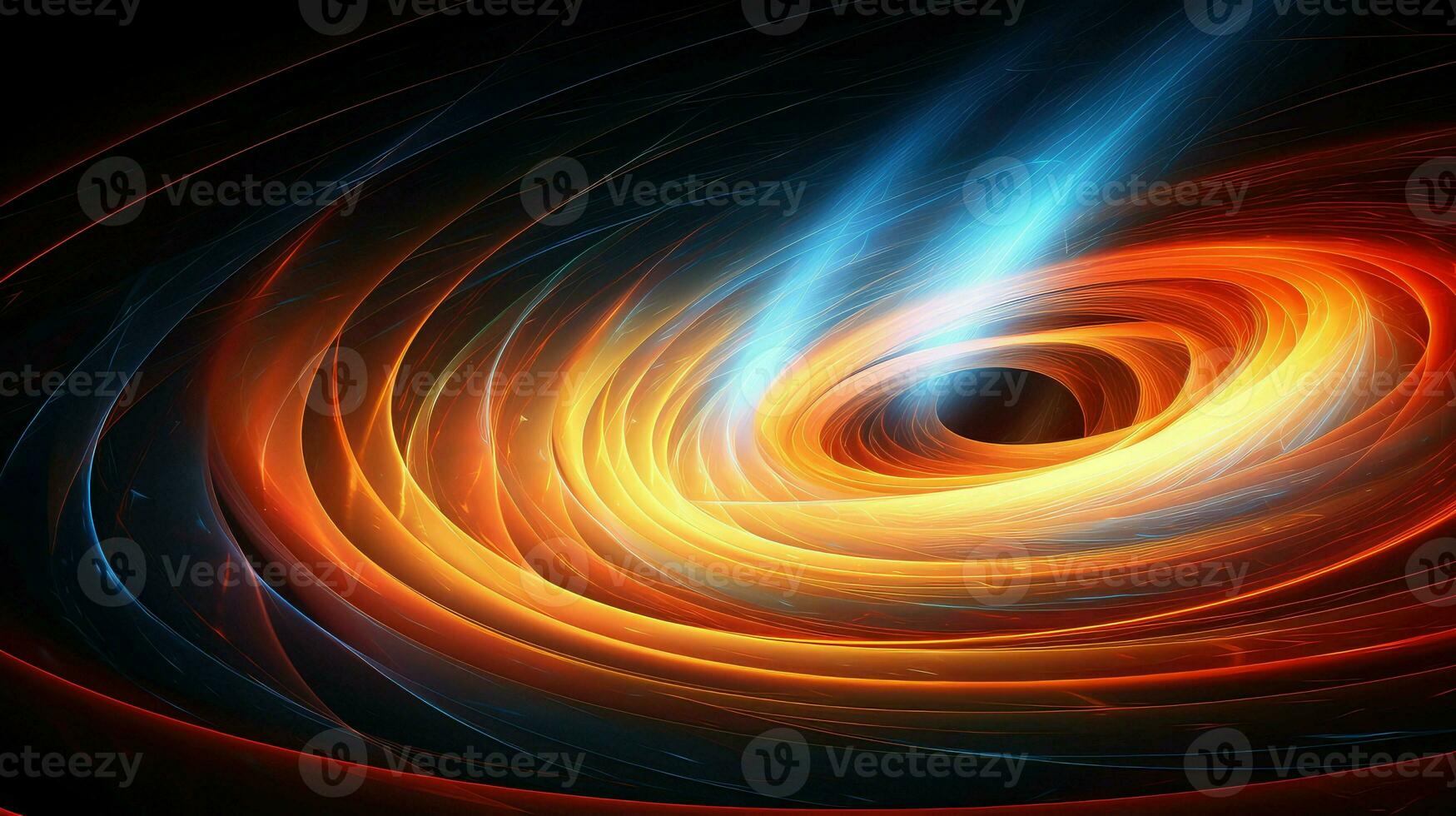 wave pulsating audio vortex ai generated photo