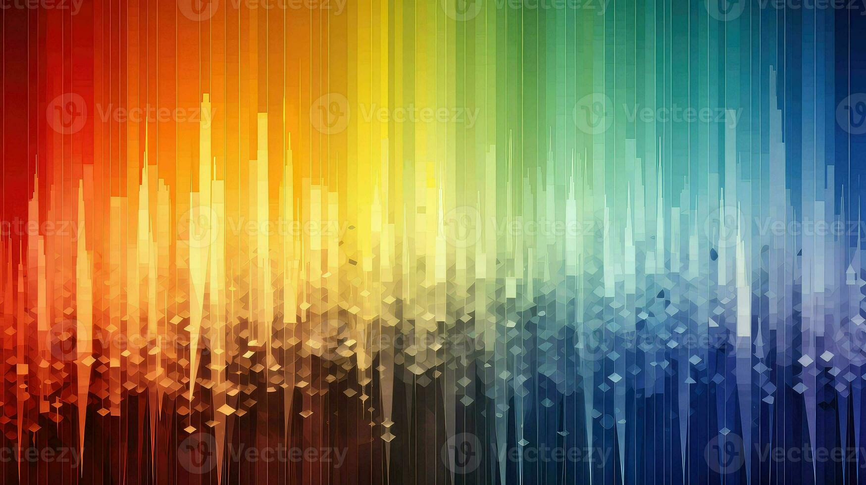 music musical color spectrum ai generated photo