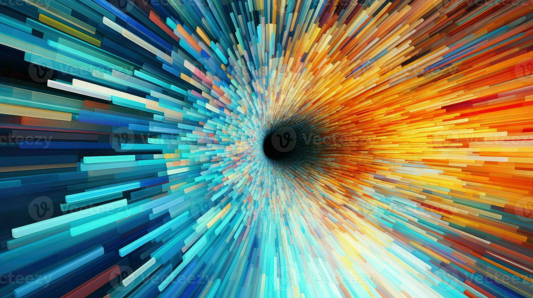 background pixel chaos vortex ai generated photo