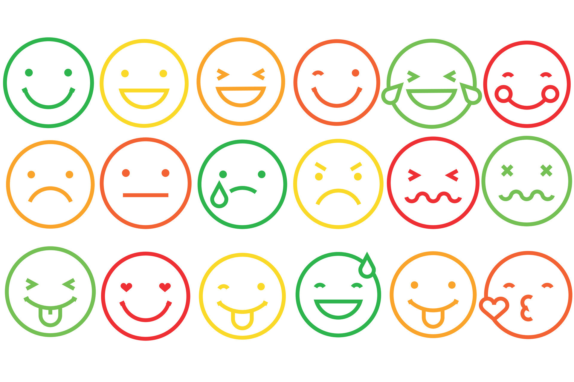 Emoticons Icons Set Emoji Faces Collection Emojis Flat Style Happy emoticons-icons-set-emoji-faces-collection-emojis-flat-style-happy