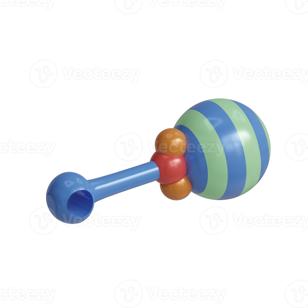 3d rendered babys toy perfect for baby product design project png