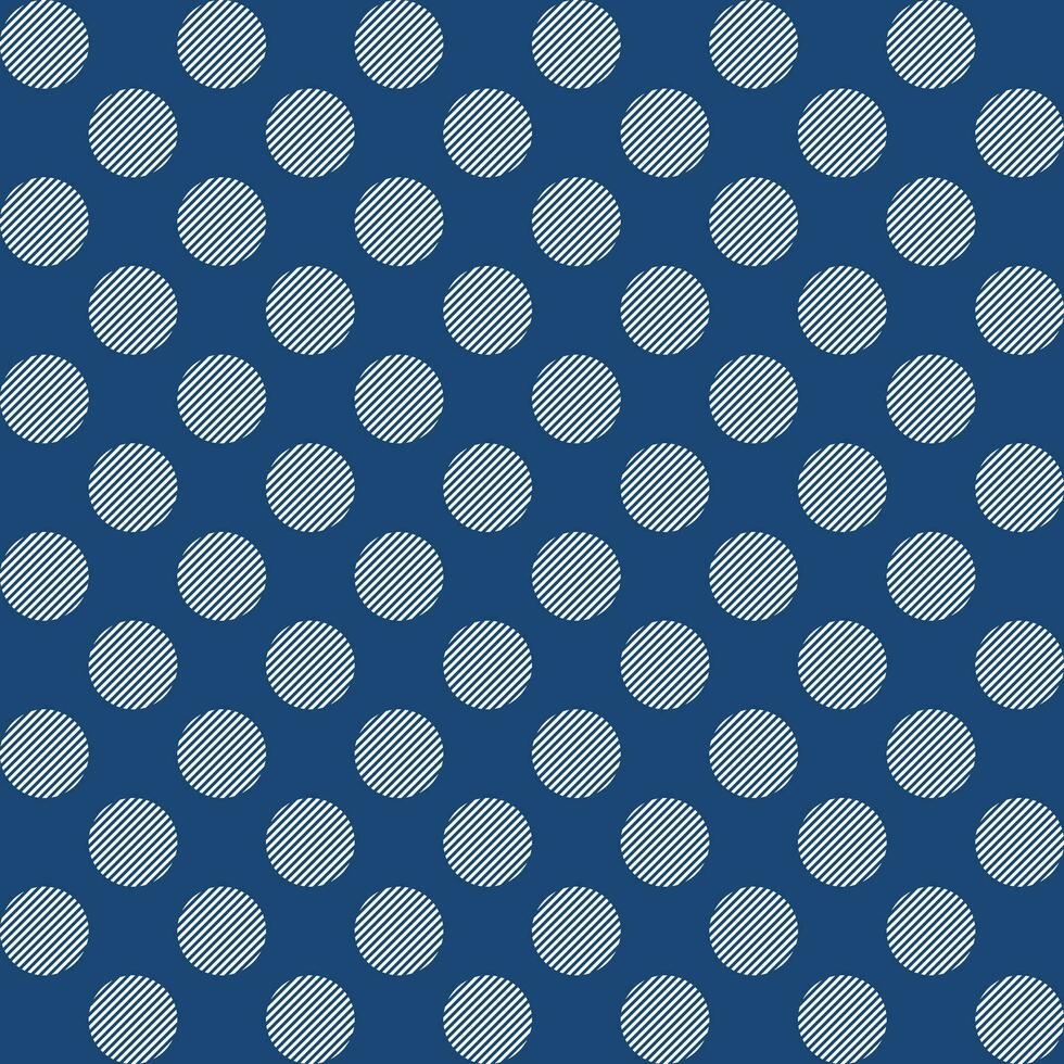White dot pattern with oblique line on navy blue background. Polkadot. Dot background. Seamless pattern. for backdrop, decoration, Gift wrapping vector