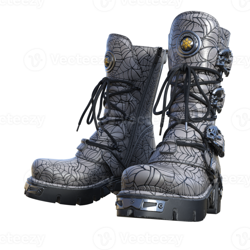 Boots shoes isolated 3d png