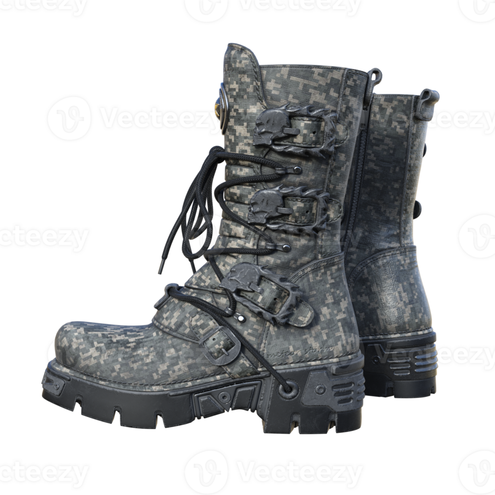 Boots shoes isolated 3d png