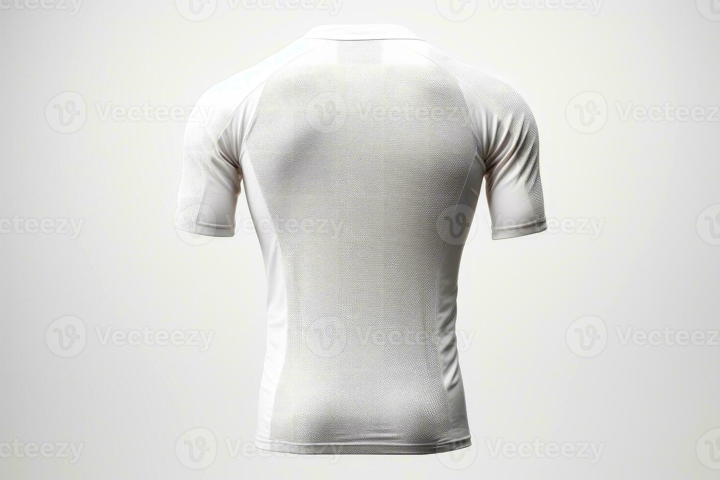 Mockup sports football team uniforms white shirt, Generative AI illustration photo