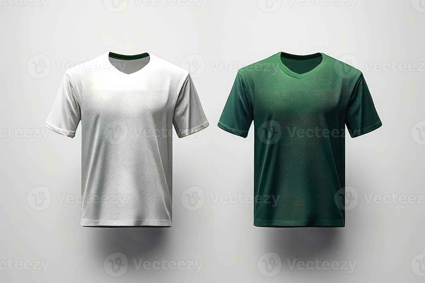 Mockup sports football team uniforms multicolors shirt, Generative AI illustration photo