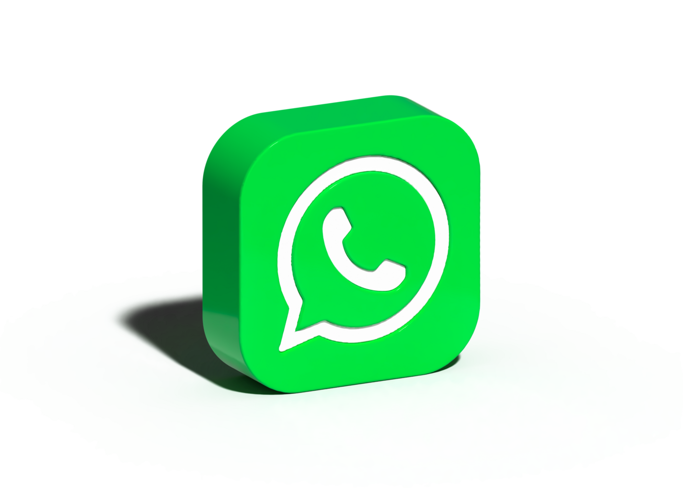 whatsapp 3d icono logo png