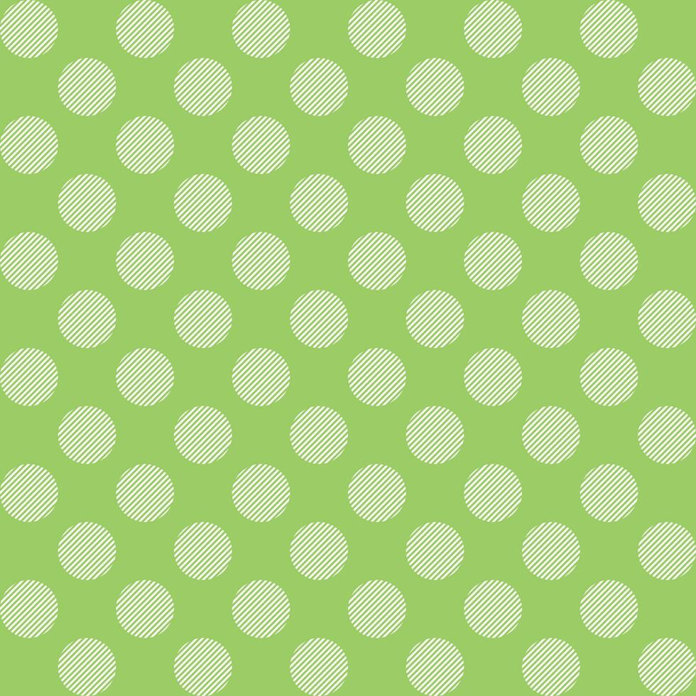 White dot pattern with oblique line on light green background. Polkadot. Dot background. Seamless pattern. for backdrop, decoration, Gift wrapping vector