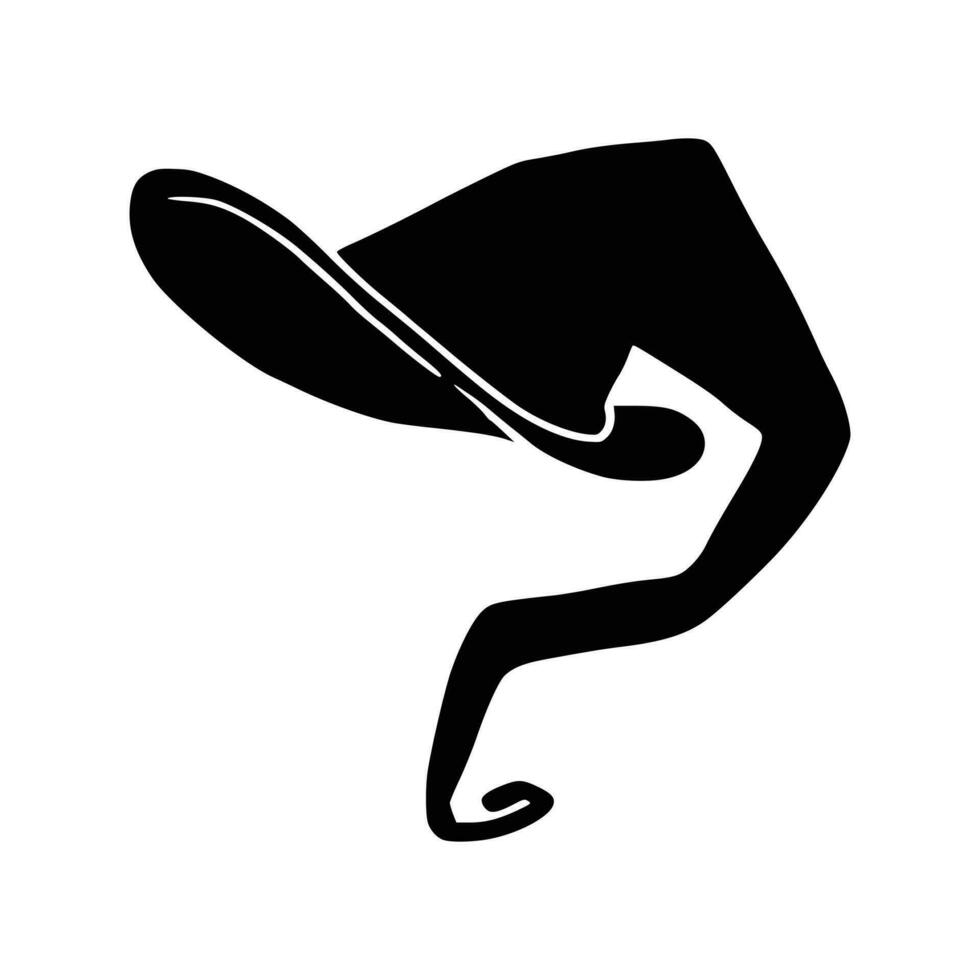 Witches Hat Silhouette vector