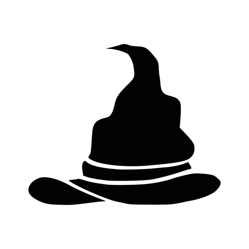 Witches Hat Silhouette vector