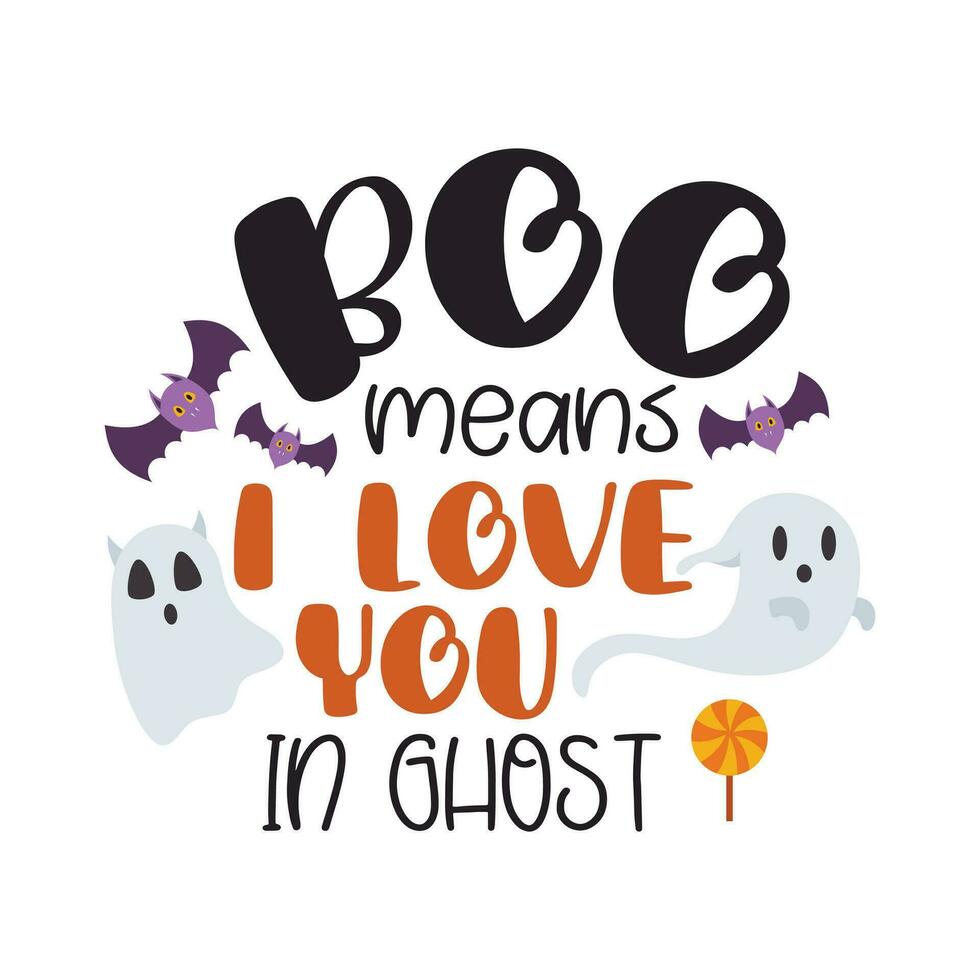 Happy Halloween vector lettering. Holiday lettering for banner. Happy Halloween poster, greeting card, party invitation. Vector illustration.