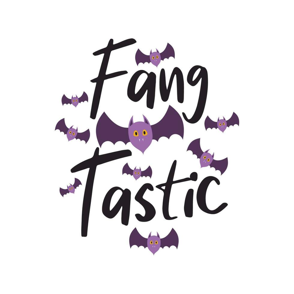 Happy Halloween vector lettering. Holiday lettering for banner. Happy Halloween poster, greeting card, party invitation. Vector illustration.