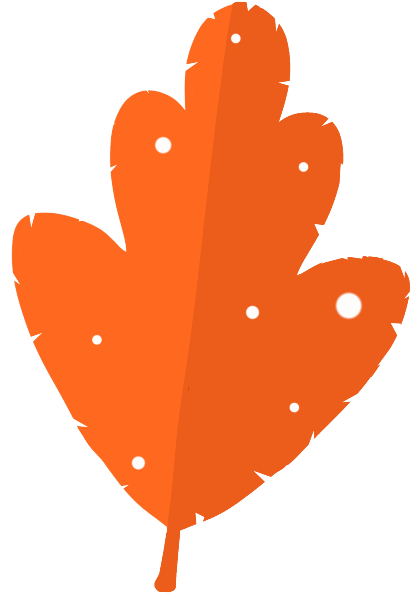 a-tree-leaf-orange-color-tone-29145591-png