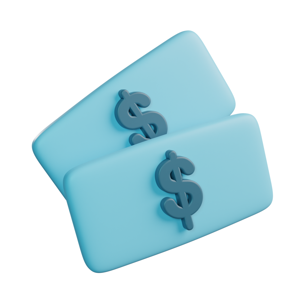 3D Illustration of Money png